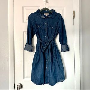 Banana Republic | Chambray Button Down Dress